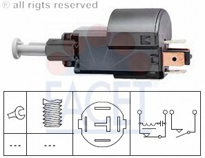 Comutator lumini frana