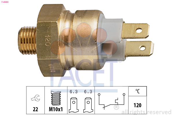 Comutator temperatura racire