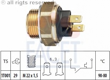 Comutator temperatura ventilator radiator