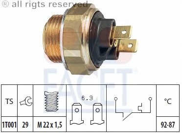 Comutator temperatura ventilator radiator