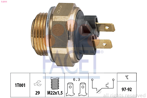 Comutator temperatura ventilator radiator