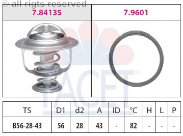 Termostat lichid racire