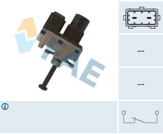 Comutator lumini frana