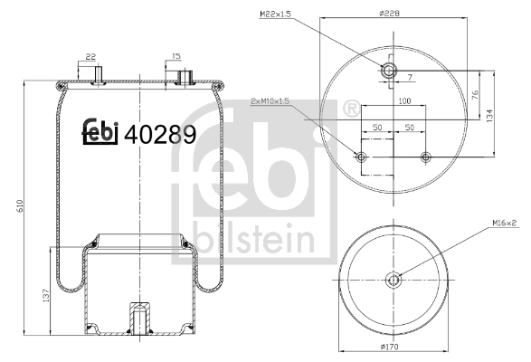 Burduf suspensie pneumatica