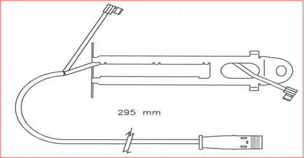 Senzor de avertizare uzura placute de frana