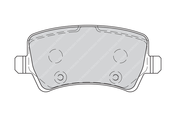 Set placute frana spate+