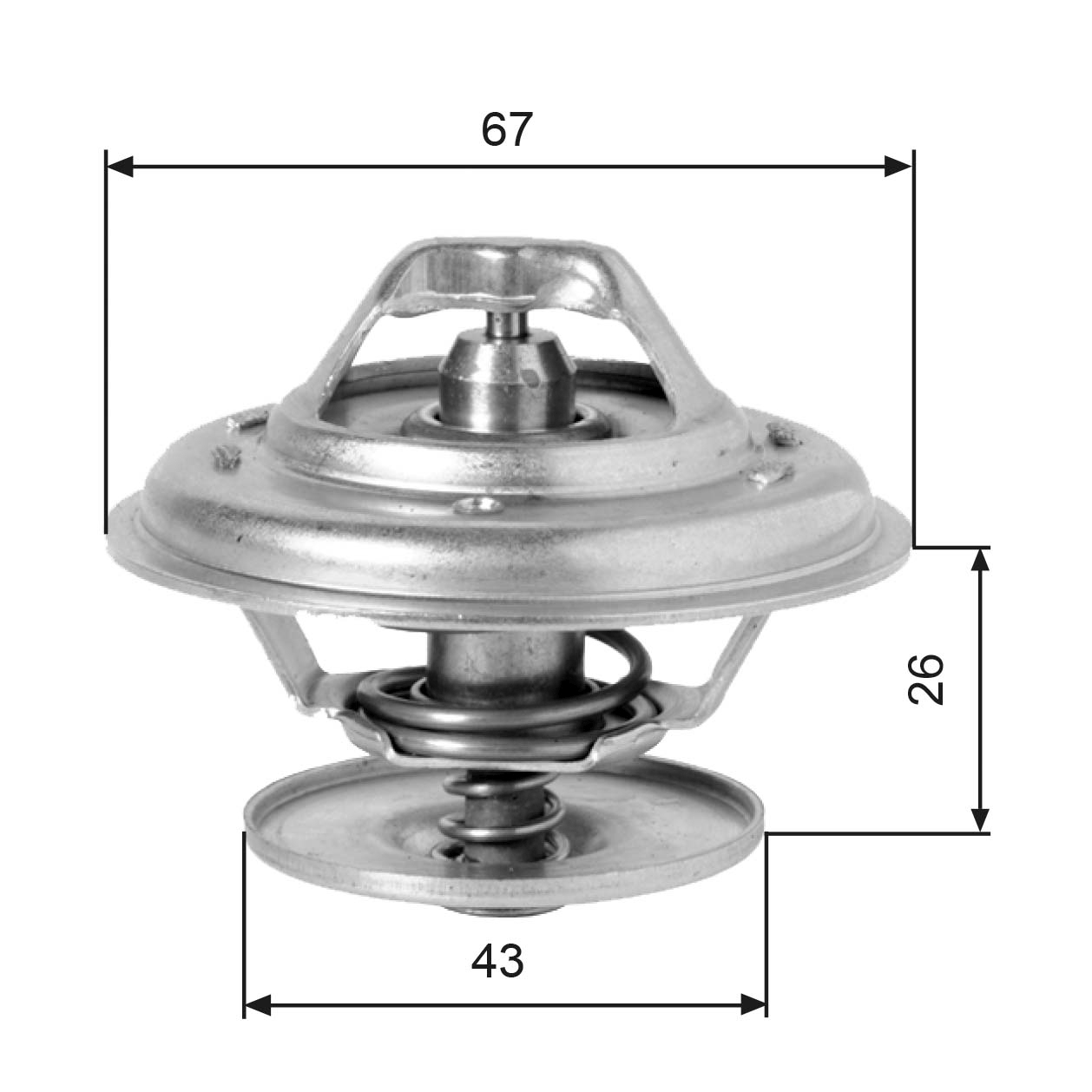 Termostat lichid racire