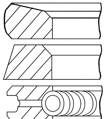 Set segmenti piston