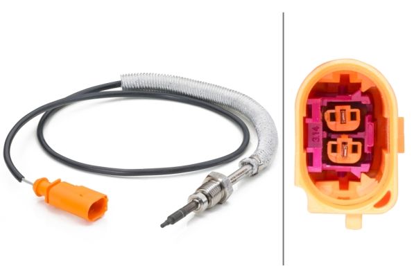 Senzor temperatura gaze evacuare