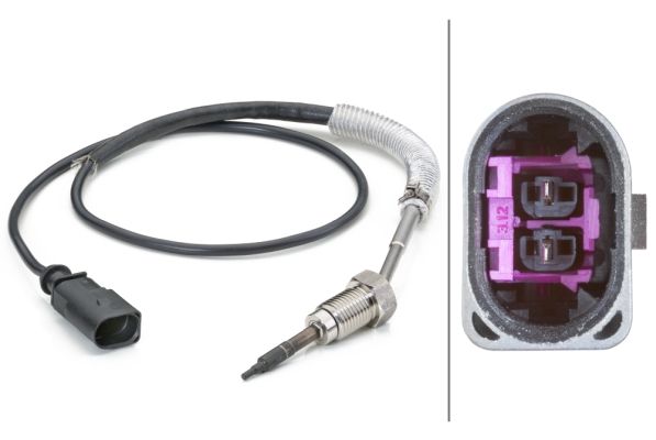 Senzor temperatura gaze evacuare