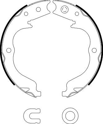 Set saboti frana frana de mana