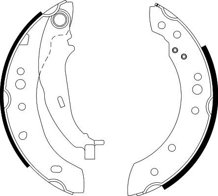 Set saboti frana frana de mana