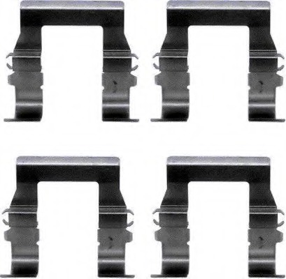 Set accesorii placute frana