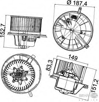 Ventilator habitaclu