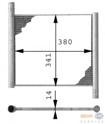 Radiator racire motor