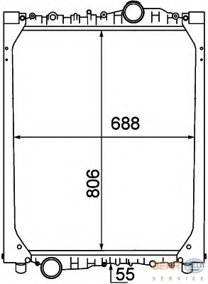 Radiator racire motor