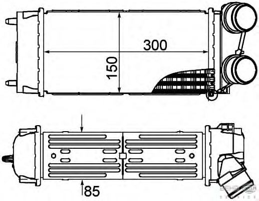 Intercooler compresor