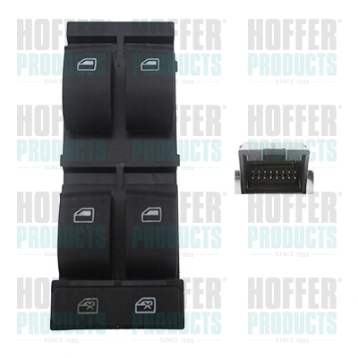 Comutator macara geam