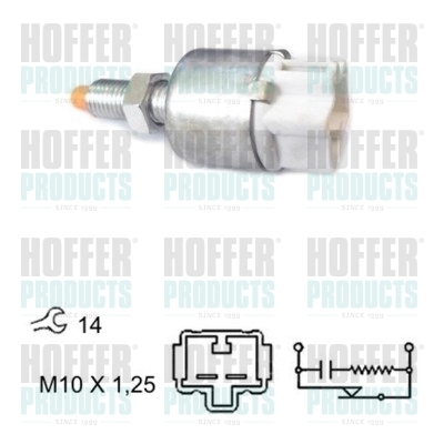 Comutator lumini frana