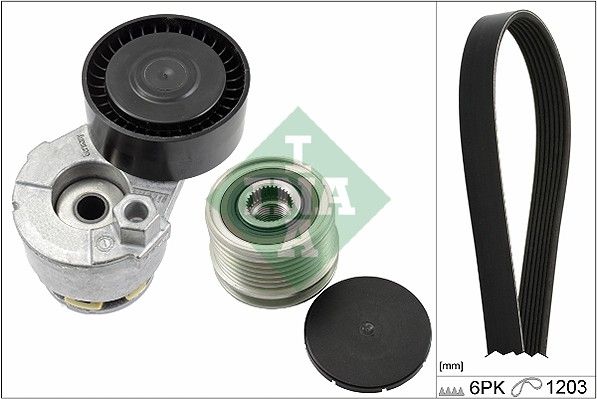 Set curea transmisie cu caneluri