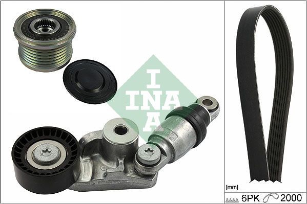 Set curea transmisie cu caneluri