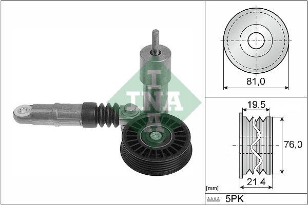 Intinzator curea alternator