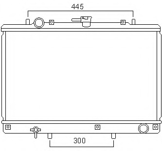Radiator racire motor