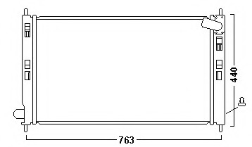 Radiator racire motor