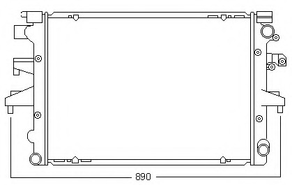 Radiator racire motor