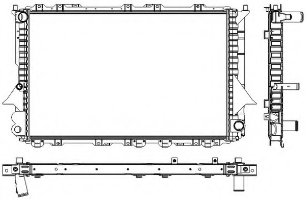 Radiator racire motor