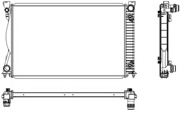 Radiator racire motor
