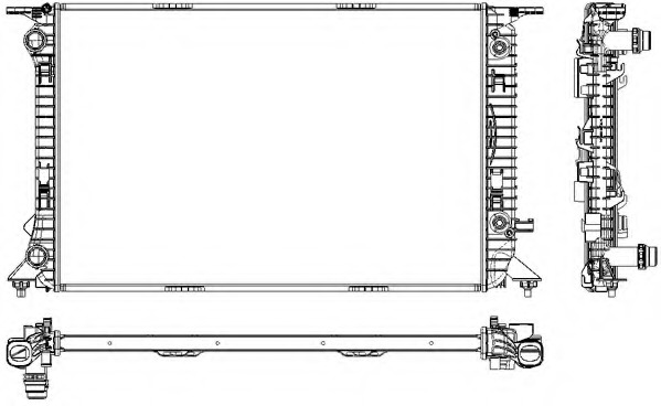 Radiator racire motor