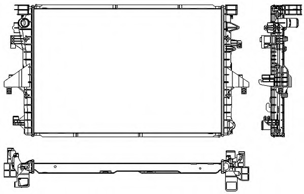 Radiator racire motor