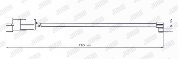 Senzor de avertizare uzura placute de frana
