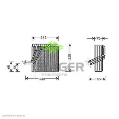 Evaporator aer conditionat
