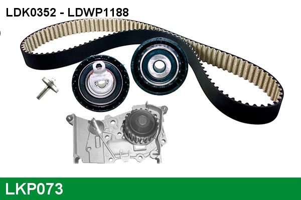 Set pompa apa + curea dintata