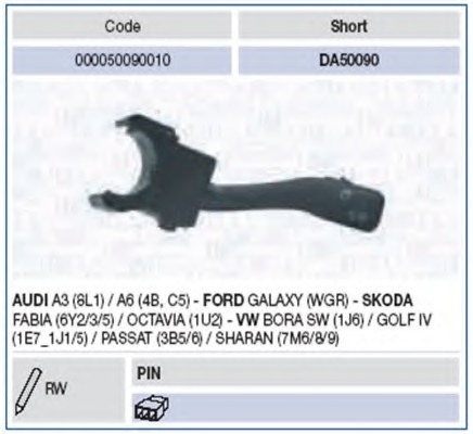 Comutator coloana directie