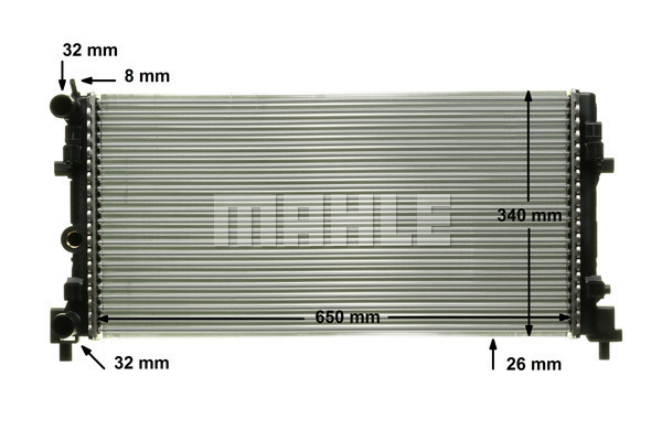 Radiator racire motor