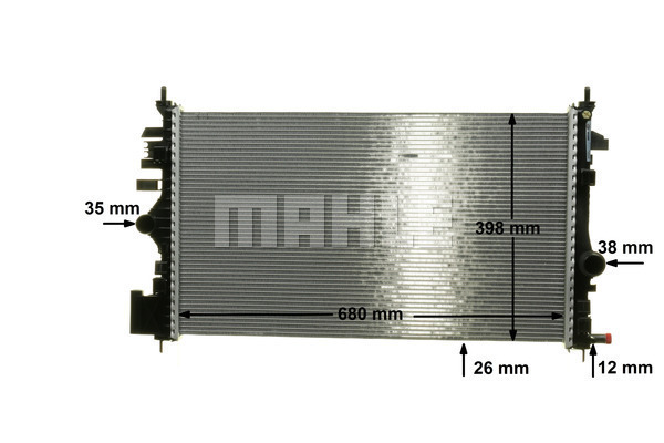 Radiator racire motor