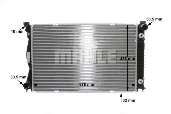 Radiator racire motor