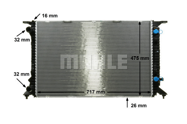 Radiator racire motor