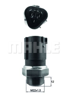 Comutator temperatura ventilator radiator