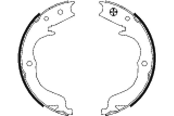 Set saboti frana frana de mana