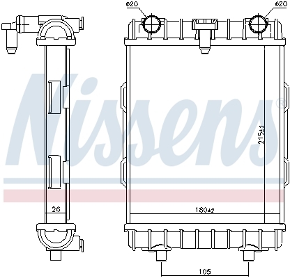 Radiator racire motor