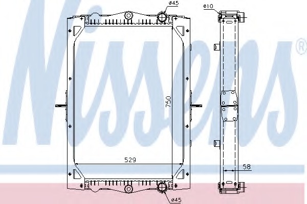 Radiator racire motor