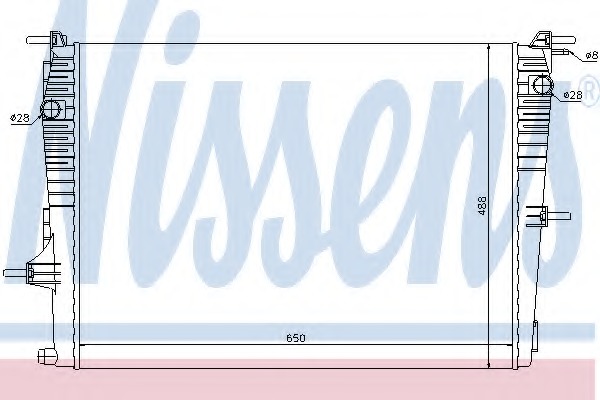 Radiator racire motor