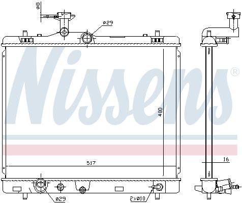 Radiator racire motor