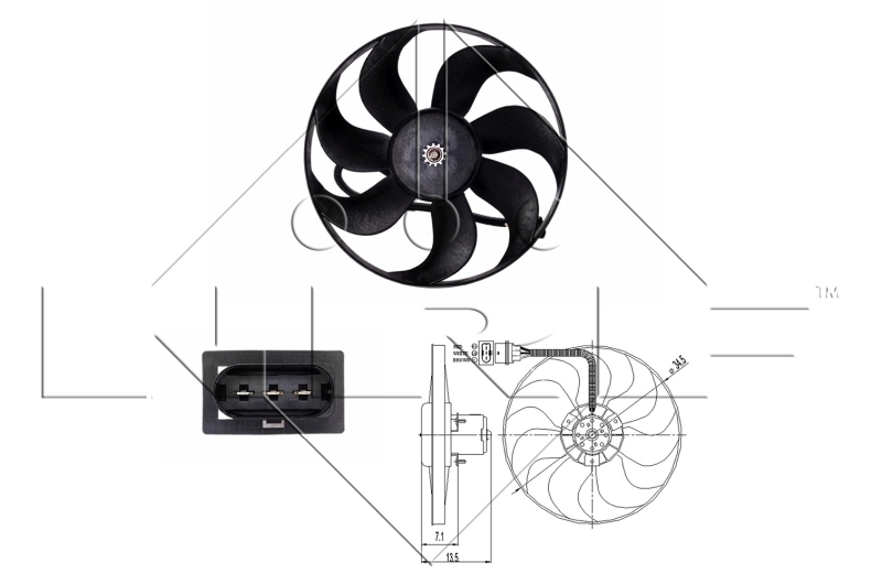 Ventilator radiator