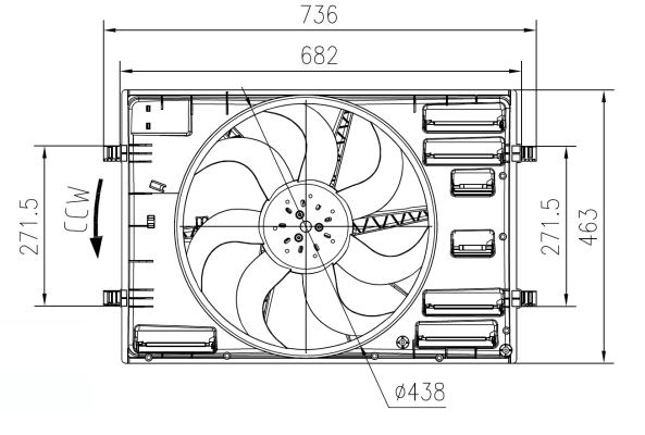 Ventilator radiator
