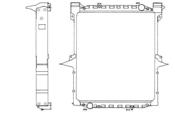 Radiator racire motor